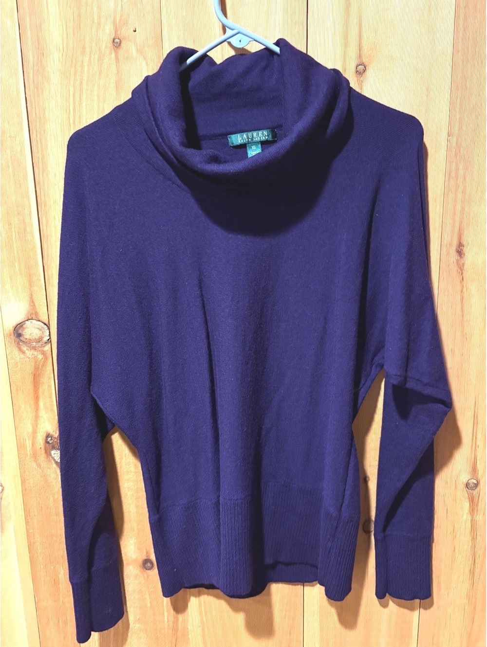 Vintage Lauren Ralph Lauren Green Label Merino Wool Cowl Neck Sweater - XL
